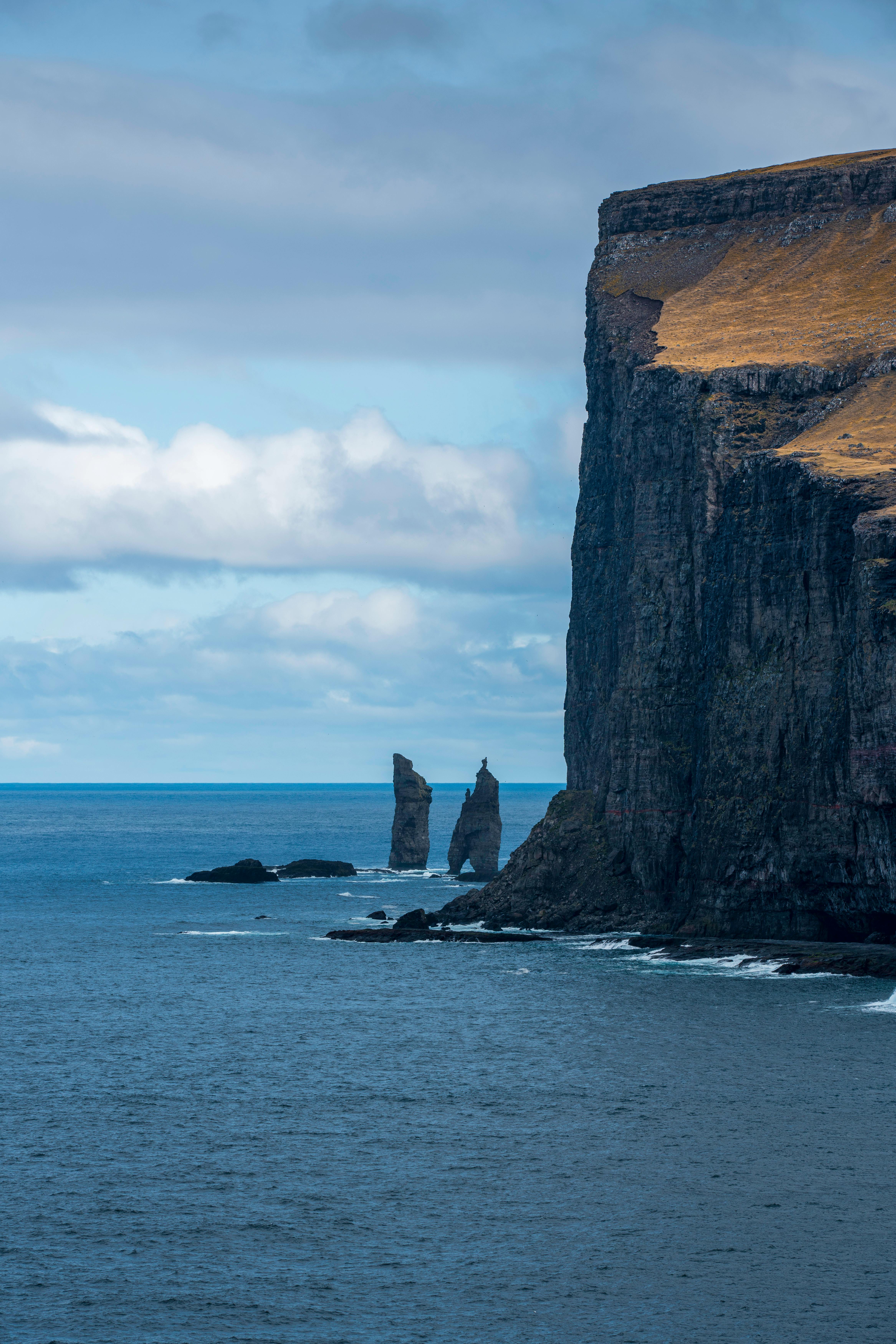 Dramatic Faroe Islands Cliffside View