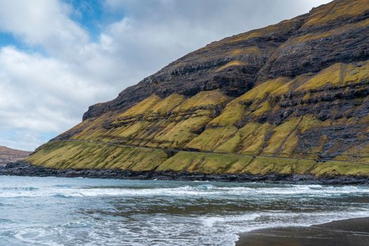 Saksun village and black-sand lagoon — Faroe Islands