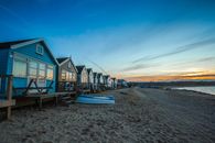 Blue and Gray House Facing Sea