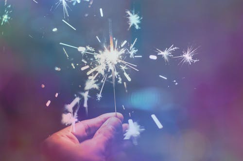 Free Person Holding Firecracker Stock Photo