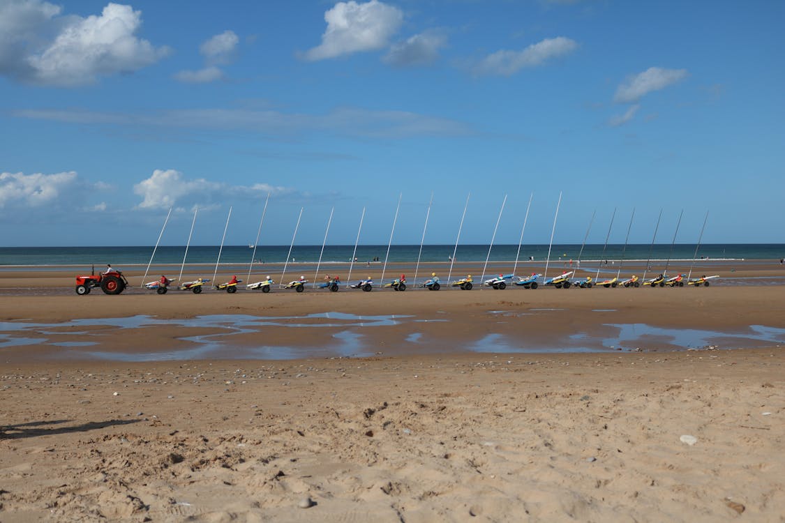 Free stock photo of beach, blue sky, sea Stock Photo