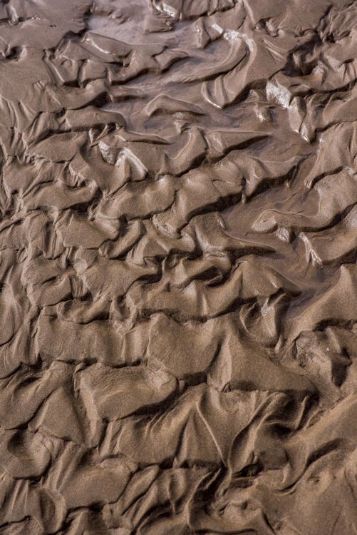 Intricate Sand Patterns on Beach Surface · Free Stock Photo