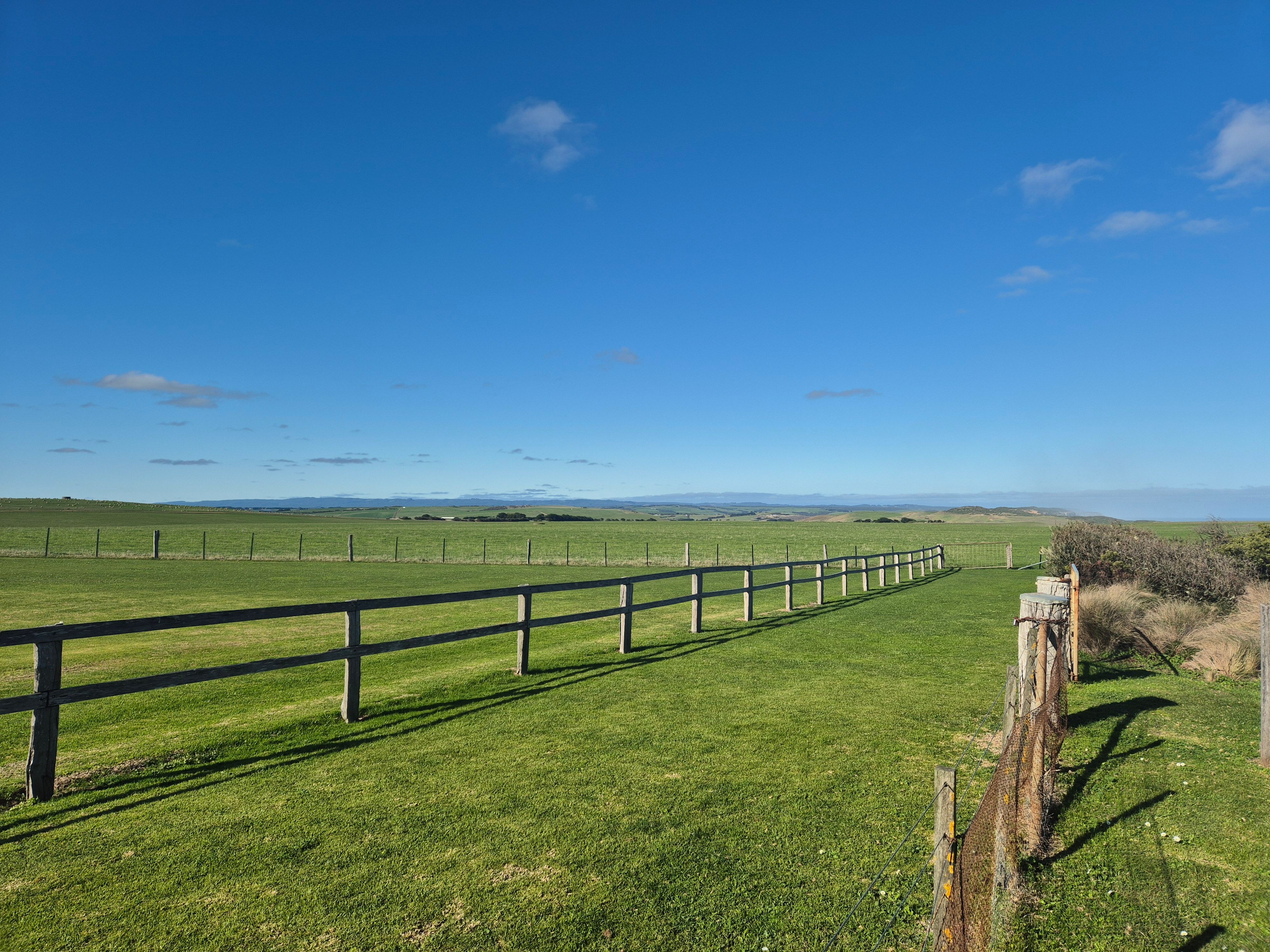 Scenic Countryside View with Blue Sky · Free Stock Photo