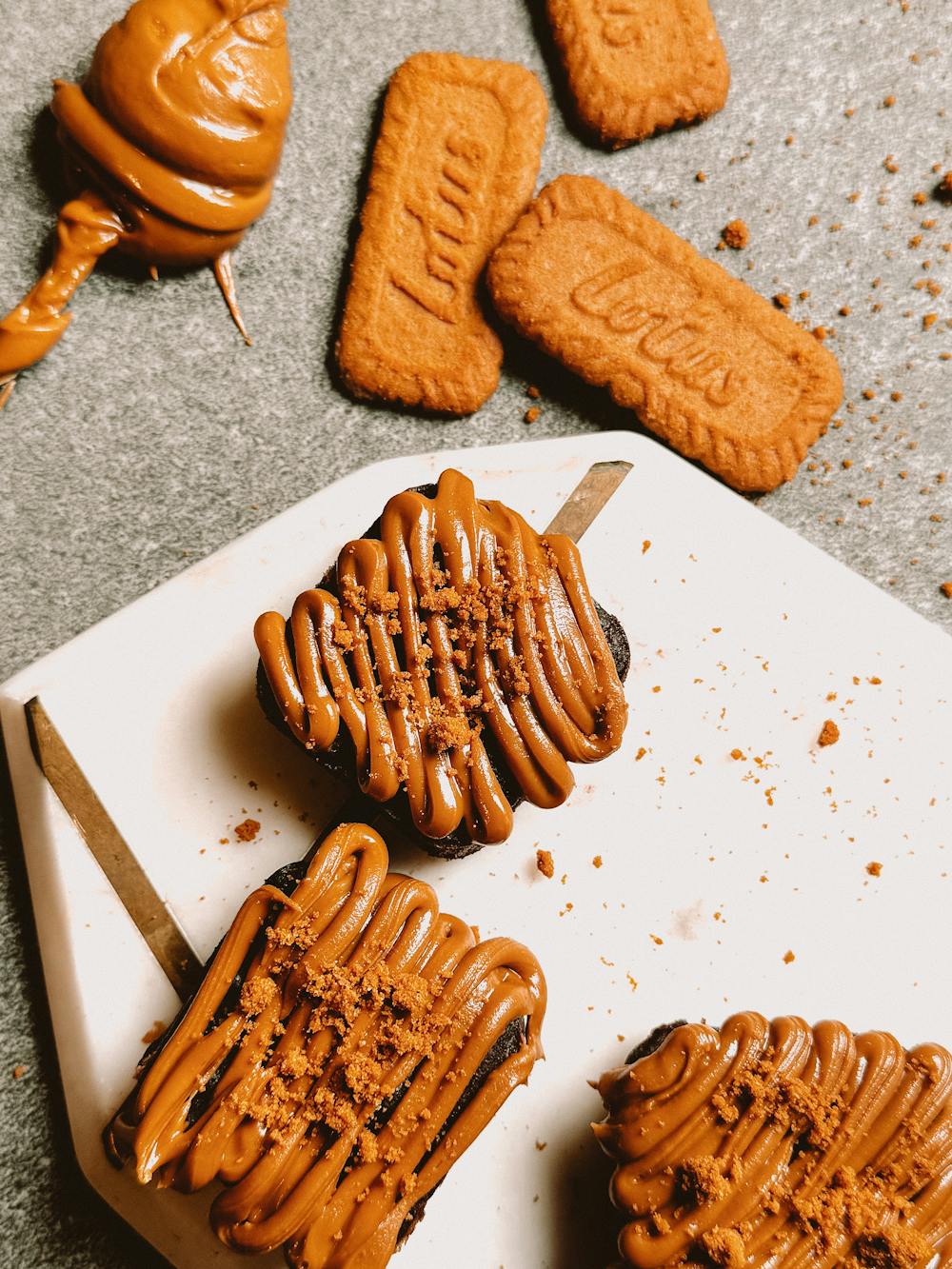 Biscoff Cookie Butter Swirl Brownies