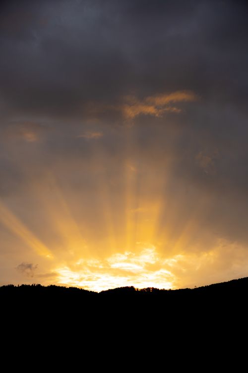 Sun Rays Jpeg Dramatic Sunrise Over Mountains with Sun Rays · Free Stock Photo