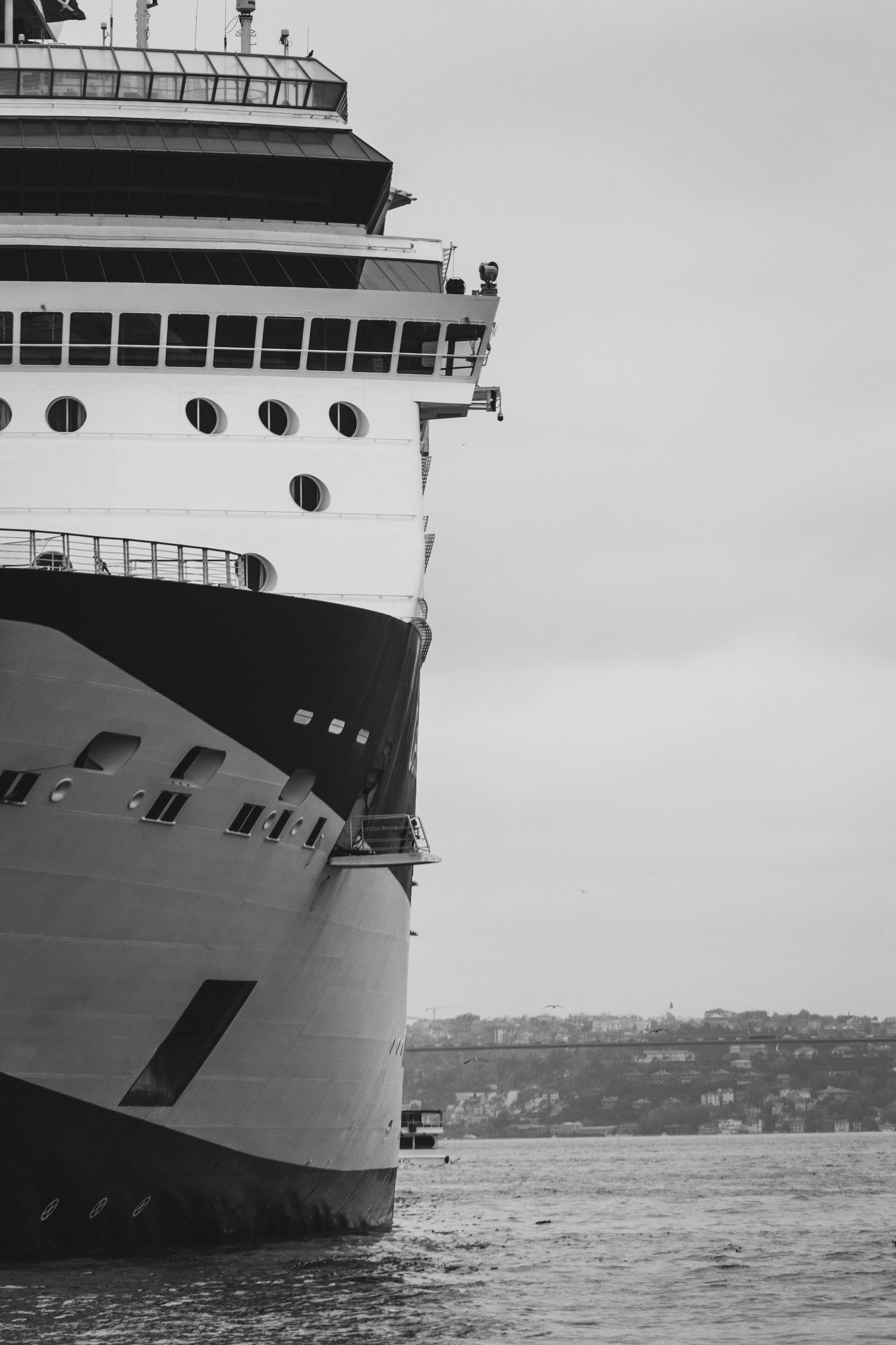 Majestic Cruise Ship on Open Sea Journey · Free Stock Photo