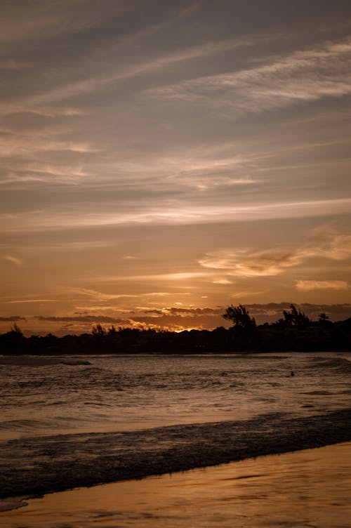 Free stock photo of beach, rj, sunset