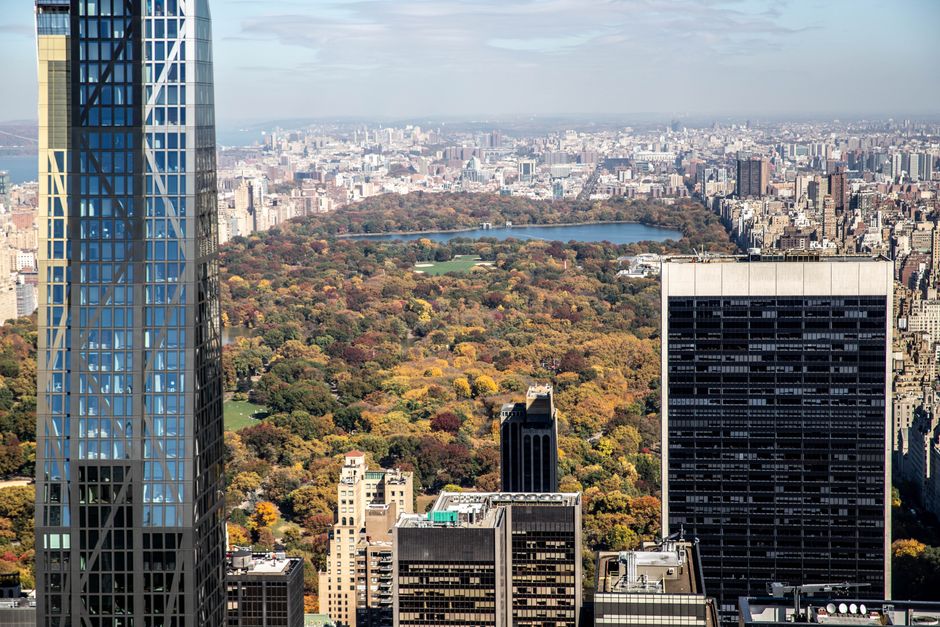 Incredible New York CityPASS® Review: The Ultimate Way to Experience NYC's Top Attractions Review 2026 - Stunning aerial view of NYC's Central Park with autumn foliage and skyscrapers.
