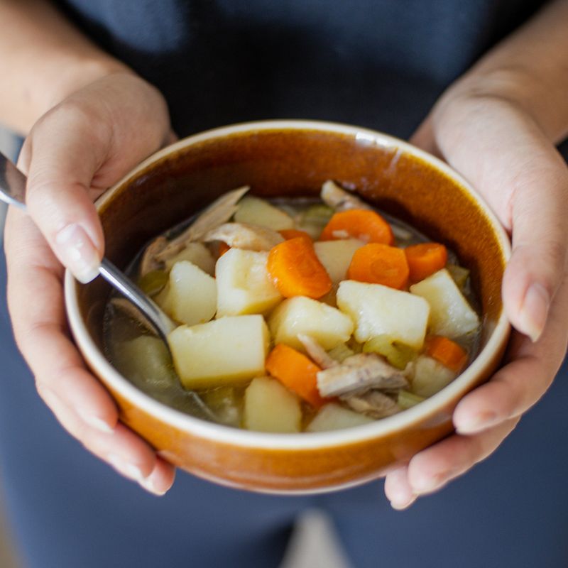 Slow Cooker Chicken Leek and Potato Cream Soup
