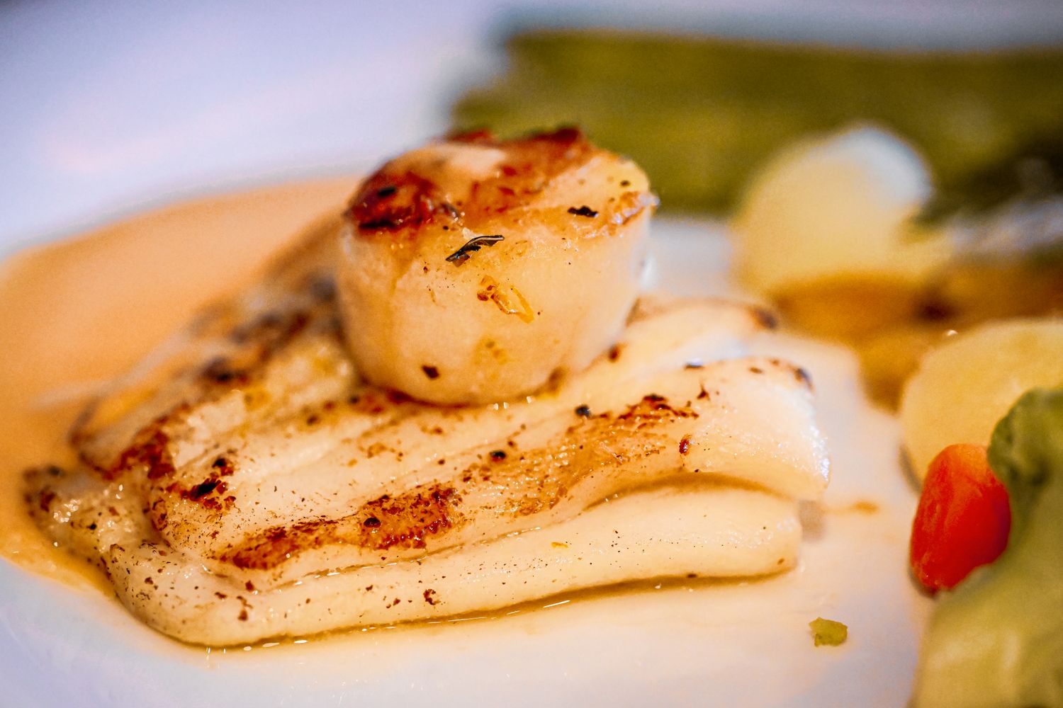 Blistered Lemon Sole with Cilantro Lime
