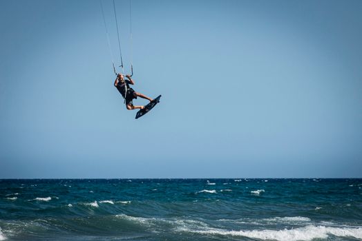 Prasonisi kite-surf beach day — Rhodes