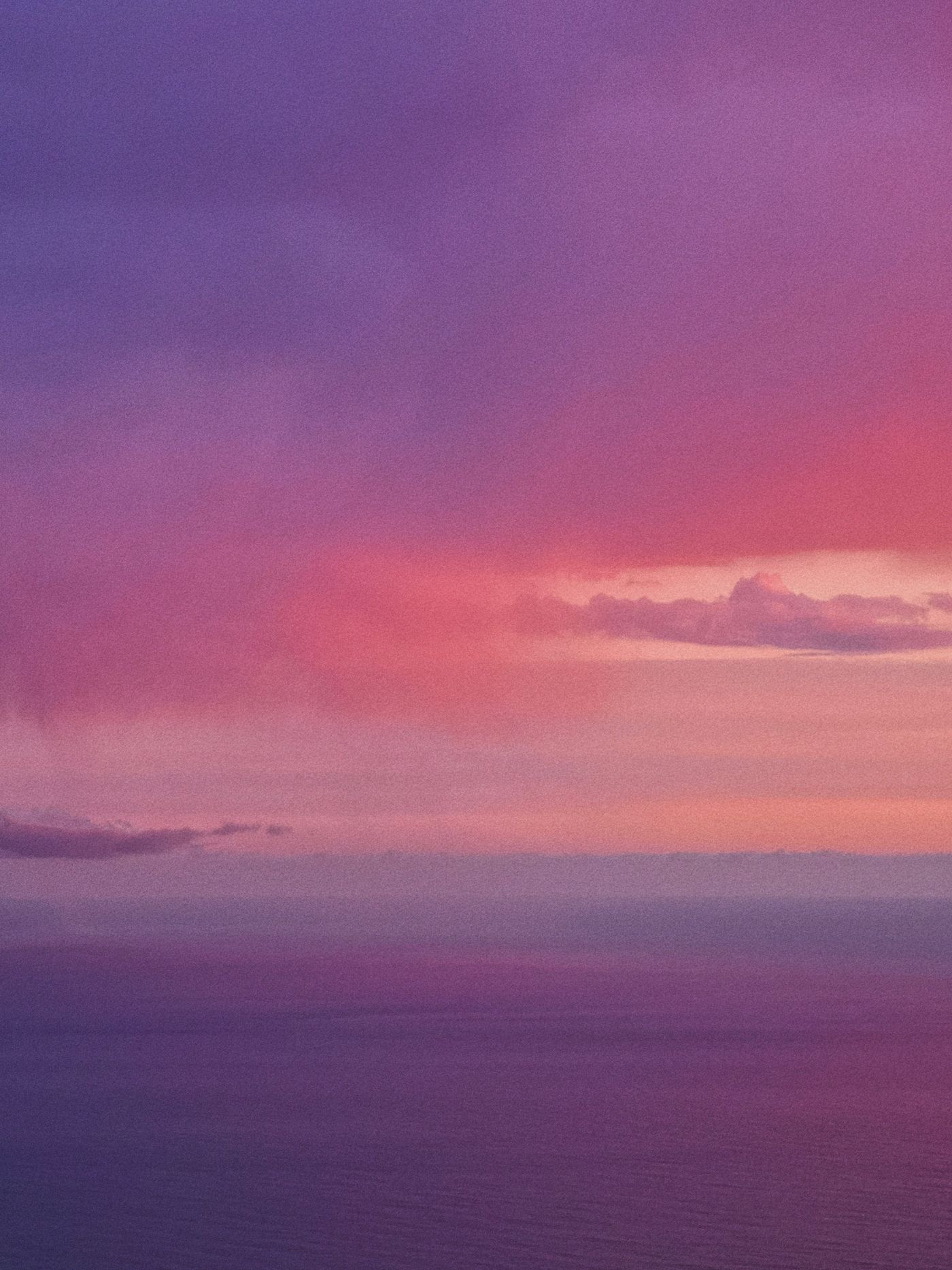 High coastal view over the sea