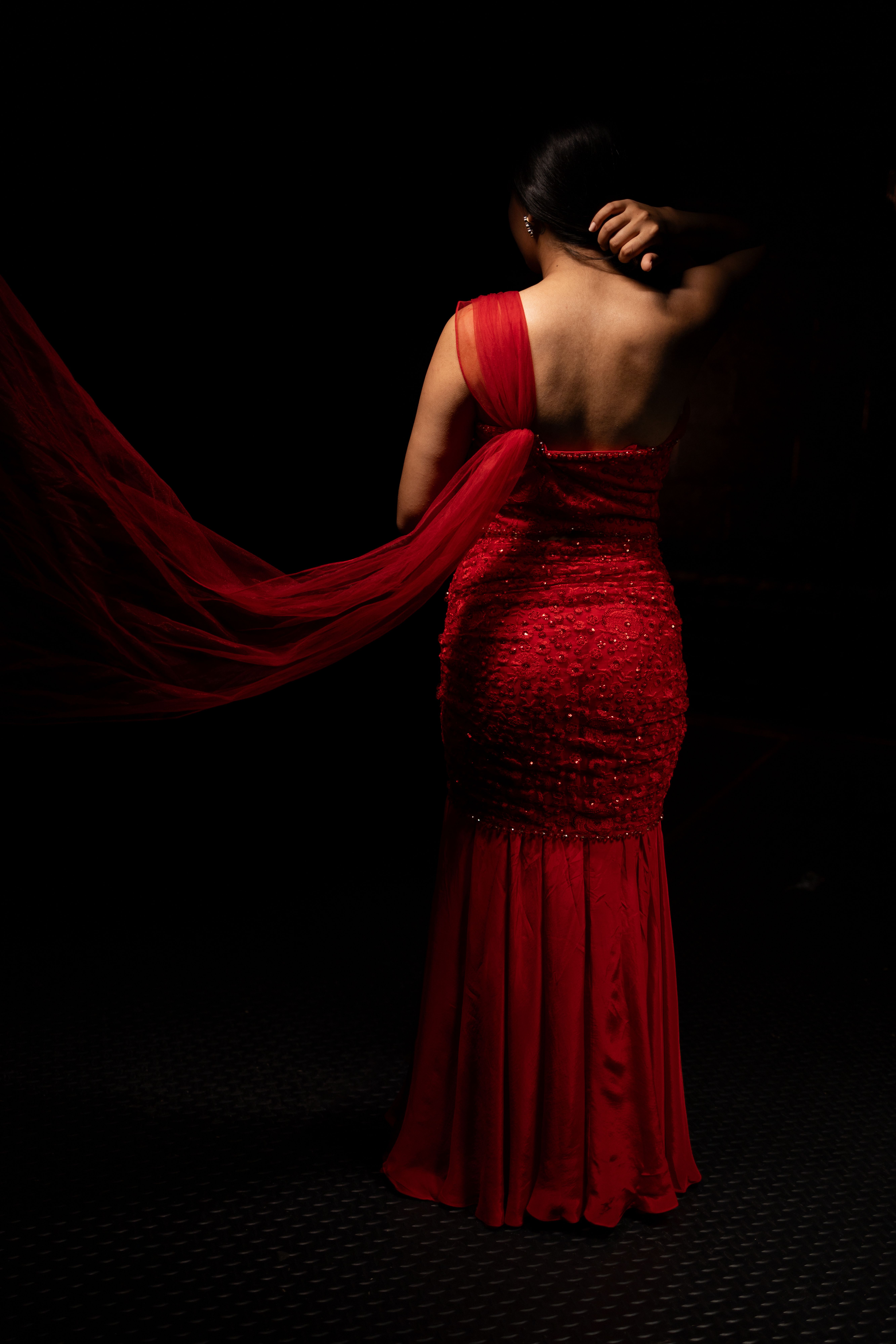 Robe de soirée rouge