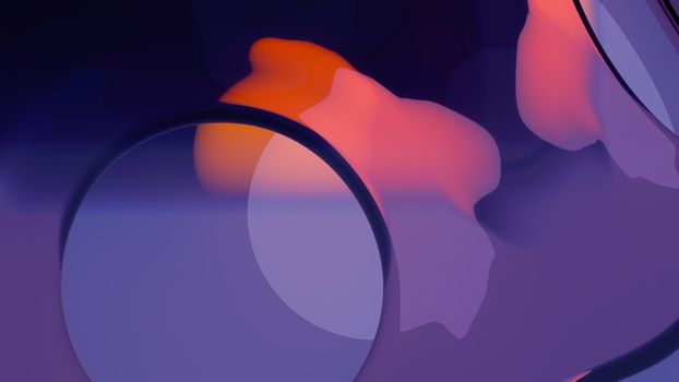 Vivid abstract art showcasing soft gradients and bold colors, creating a dynamic visual experience.