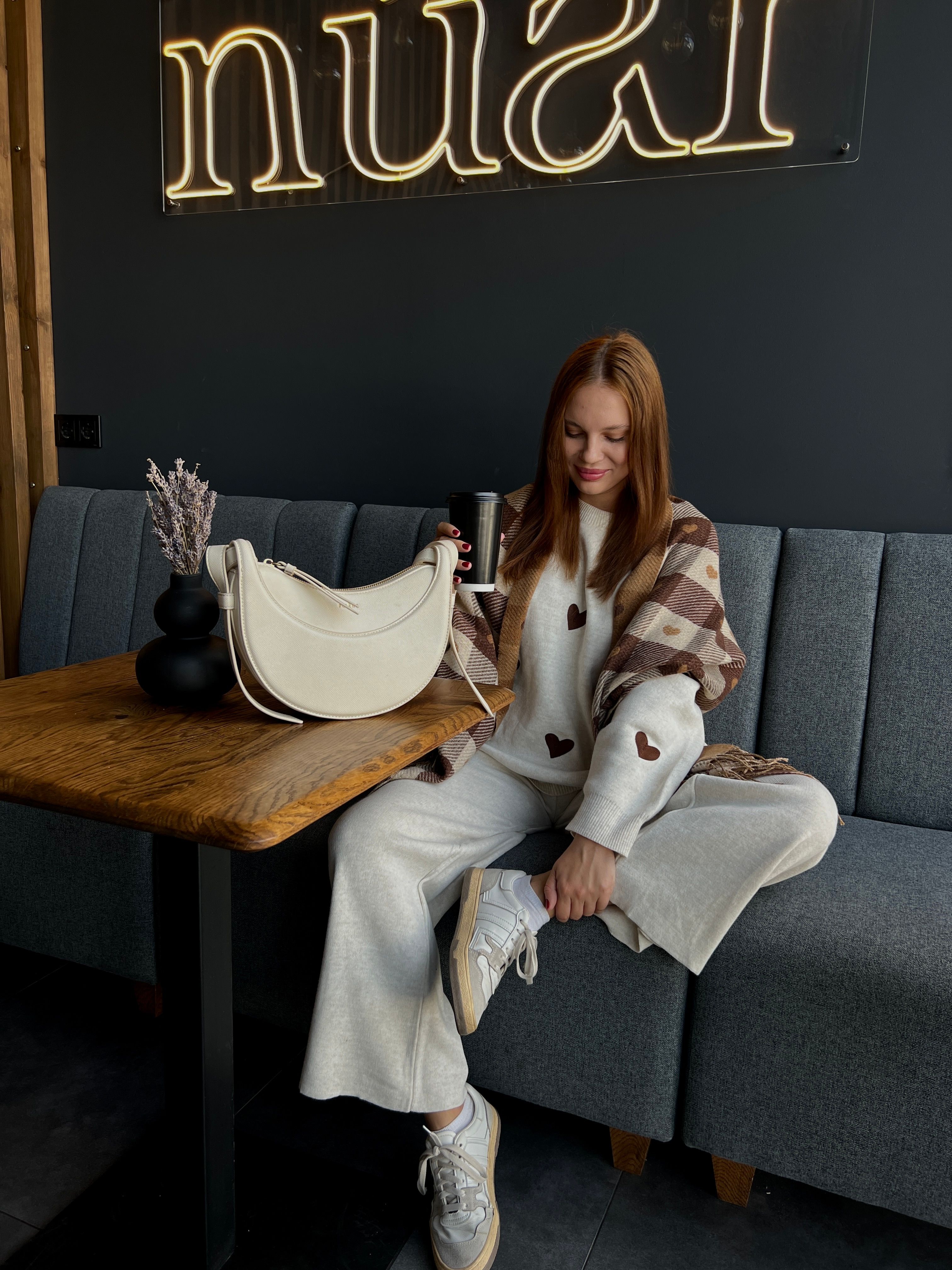 Cozy Autumn Vibes In A Modern Coffee Shop Free Stock Photo