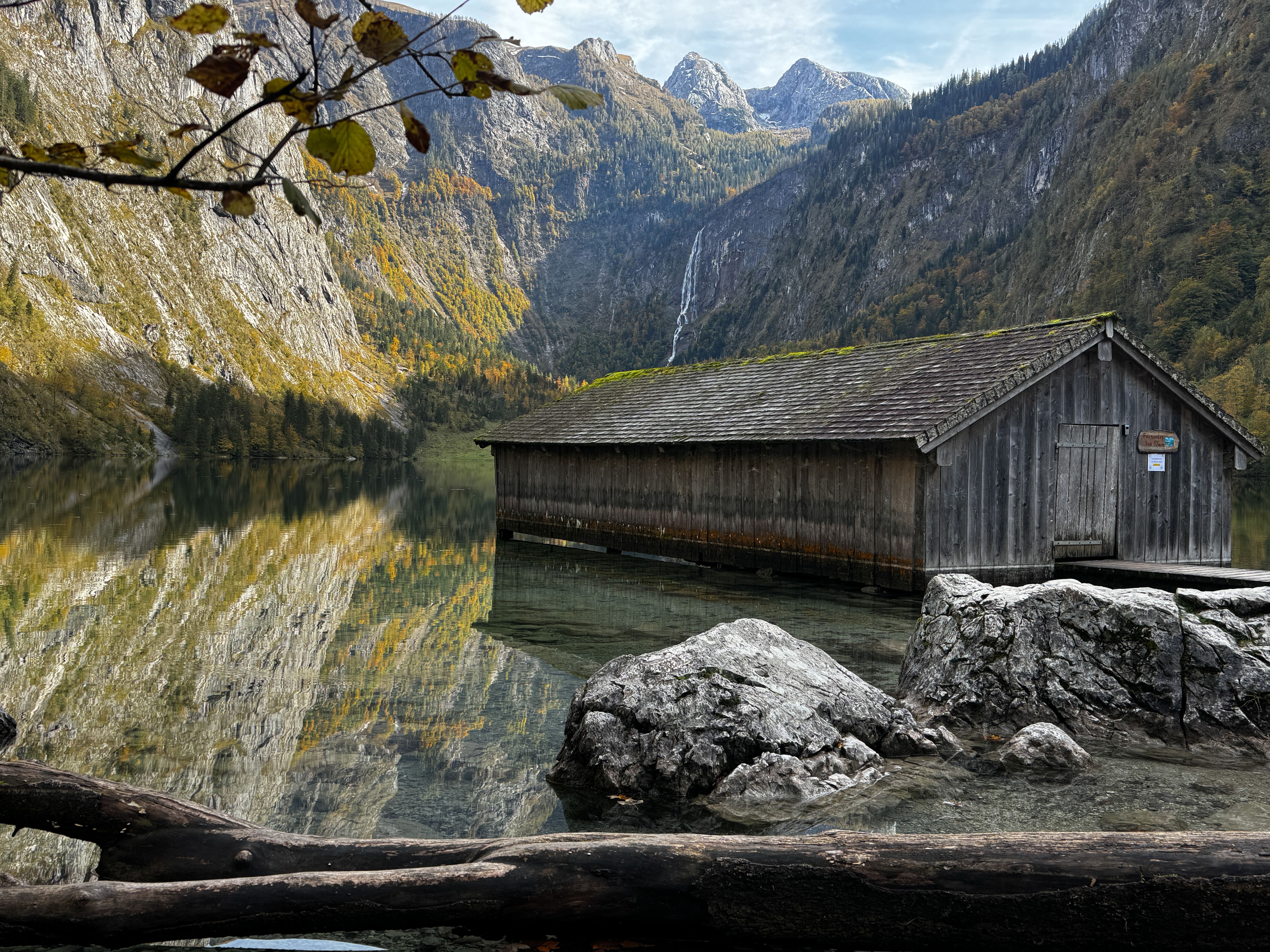 Berchtesgaden National Park scenic landscape of Königssee lake and mountains