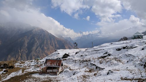 Free stock photo of hut, mountains, natural Stock Photo