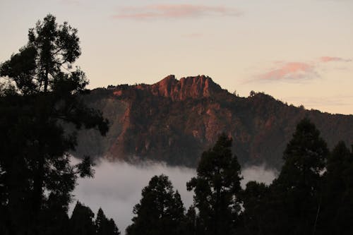 Free stock photo of mist, mountains, sunset