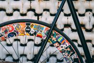 Close Up Photography of Bicycle Near Wall