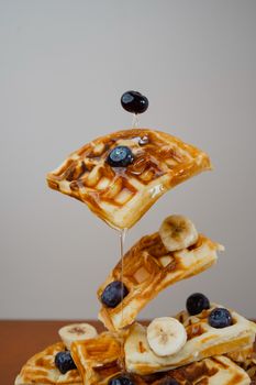Blueberry Blueberry Flavored Waffle