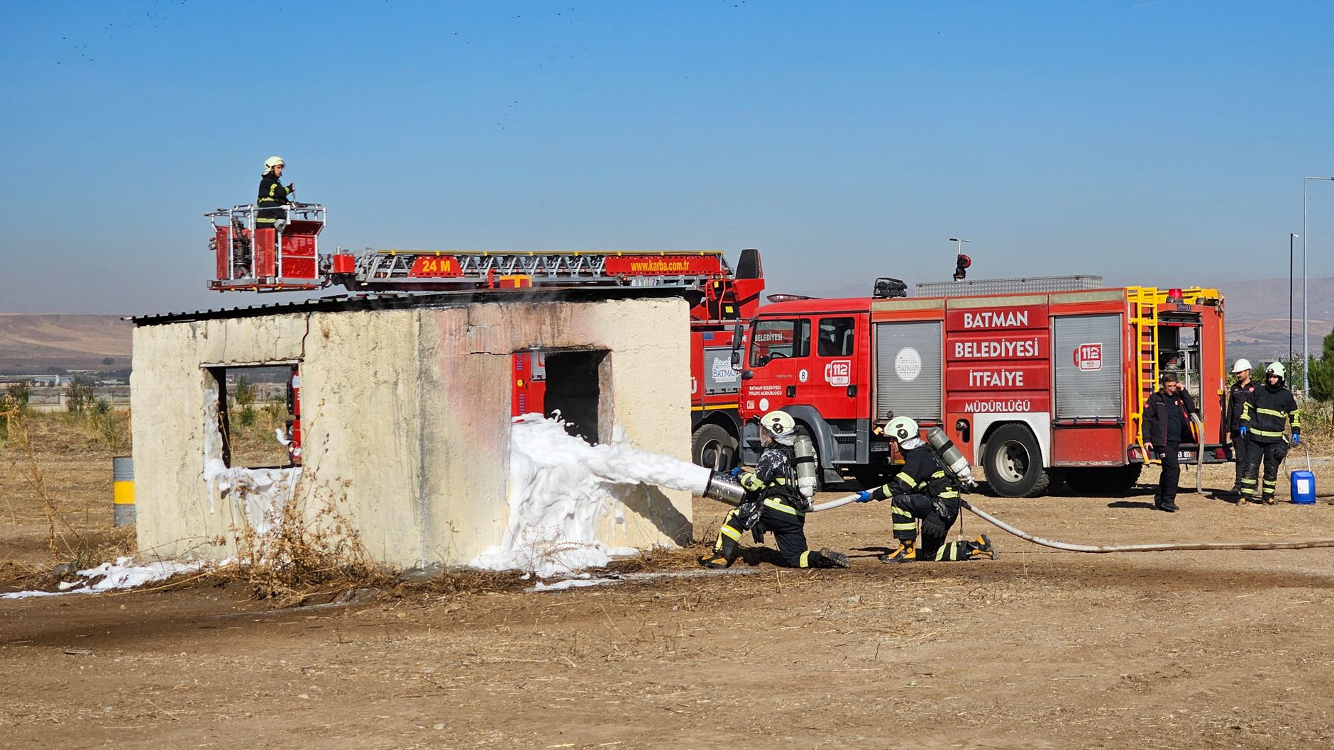 Intervenție la incendiu la Penitenciarul Drobeta-Turnu Severin