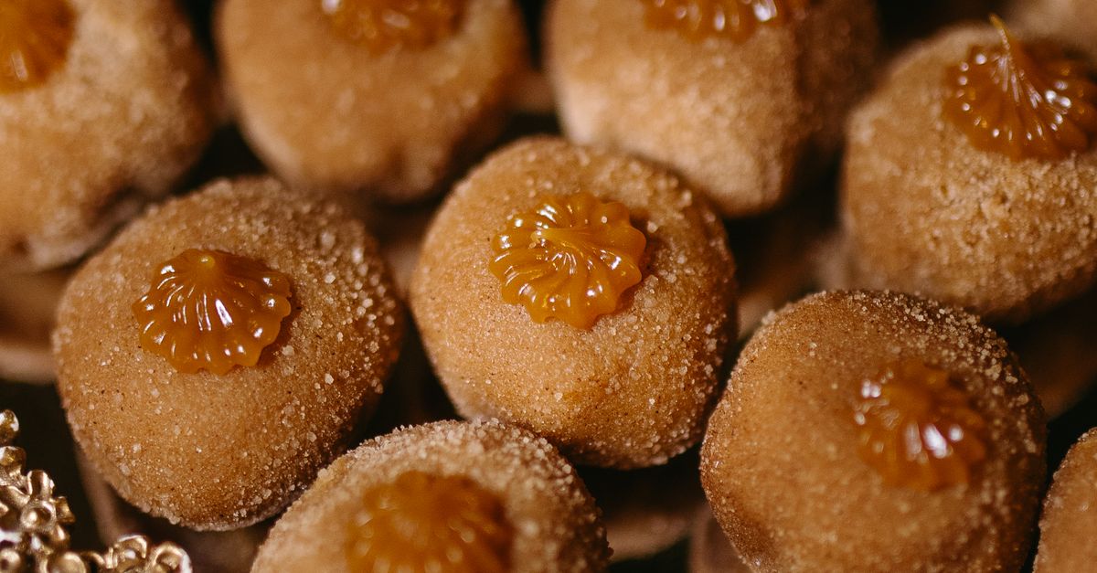 Brown Pattern Sweets Delicious Traditional Brown Sugar Sweets Display · Free Stock Photo