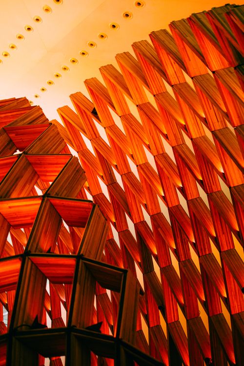 Abstract Architectural Detail with Geometric Patterns · Free Stock Photo