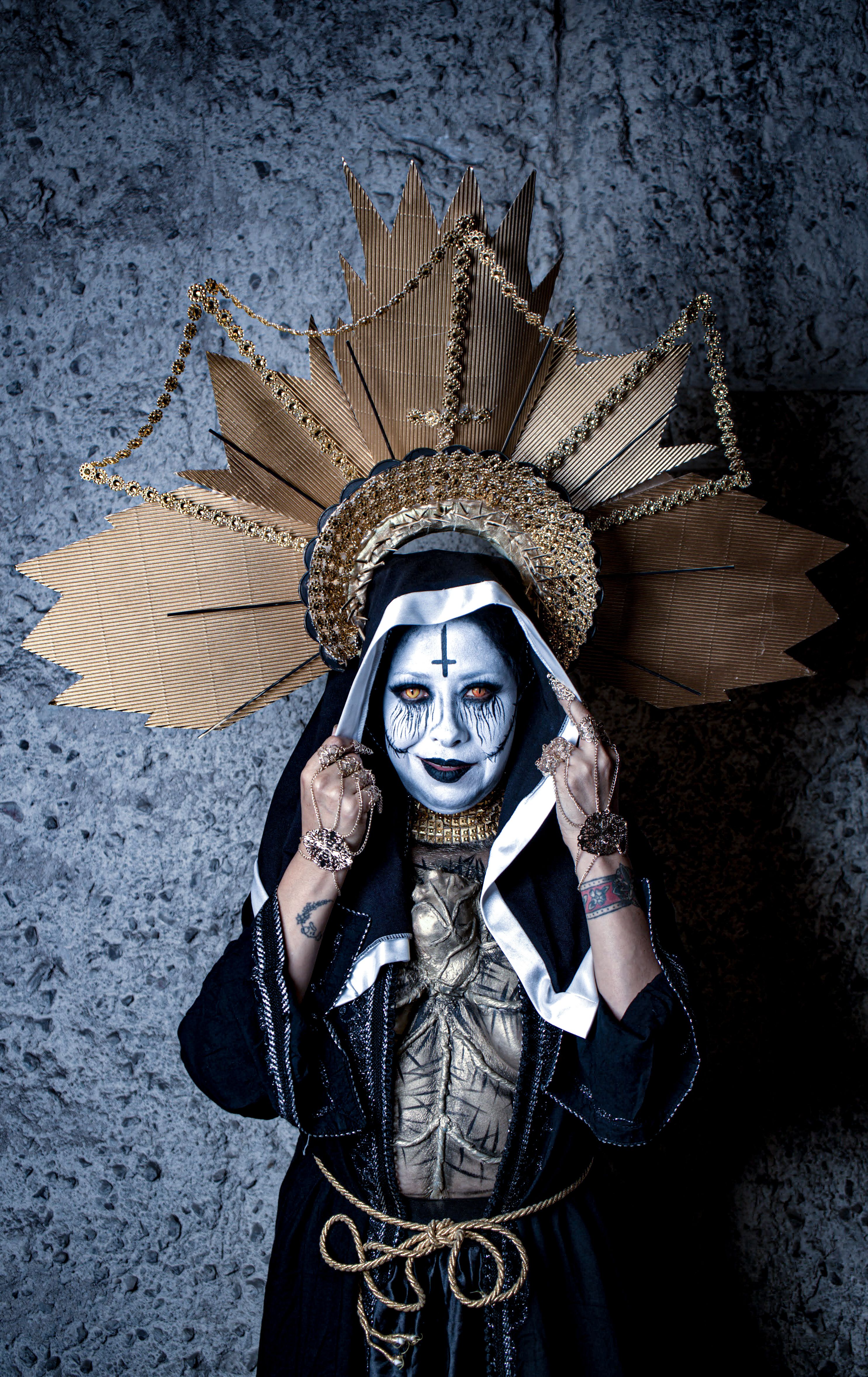 Artistic Portrait of Person in Creative Costume · Free Stock Photo