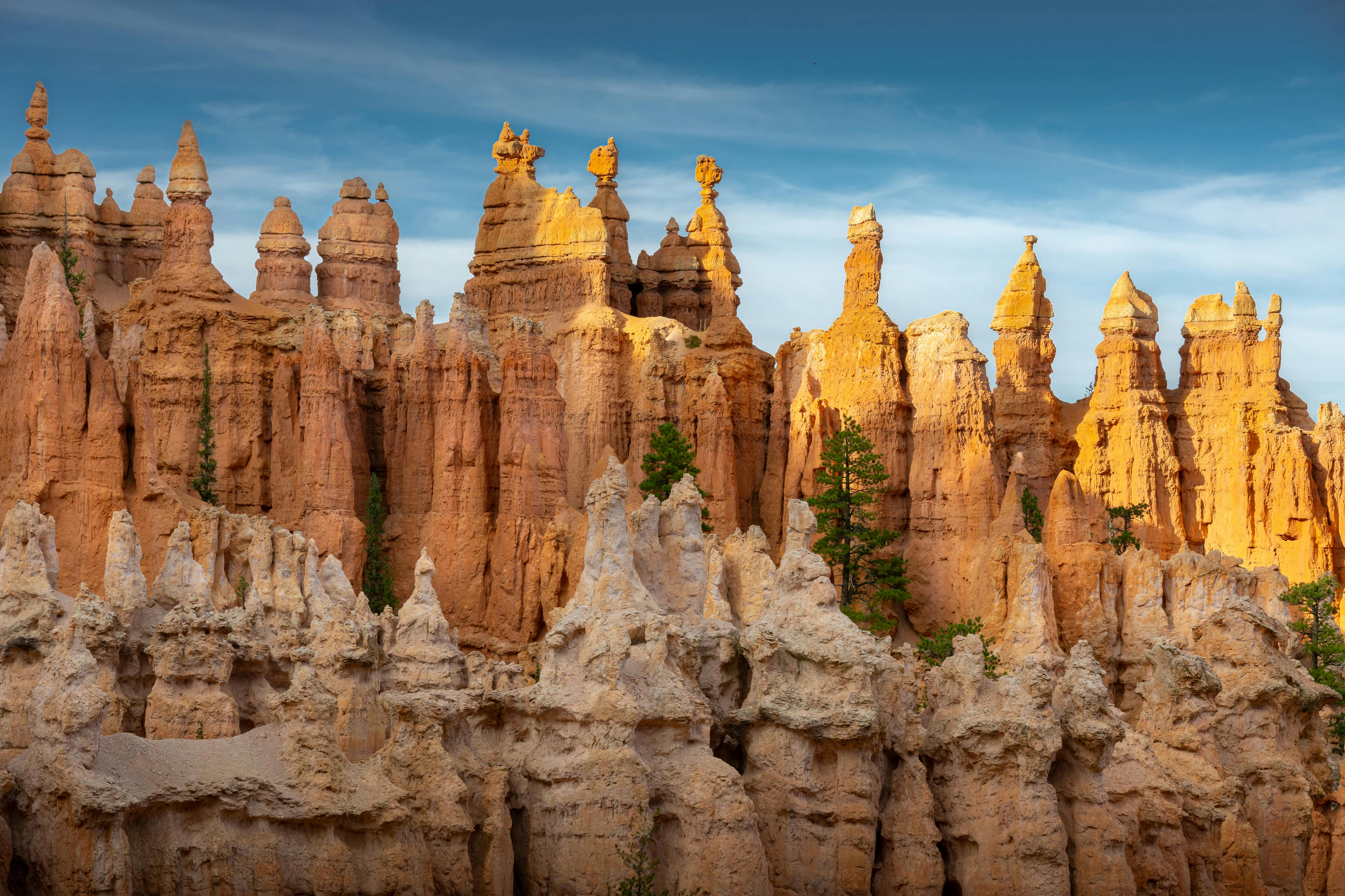 Ücretsiz Bryce Kanyonu Milli Parkı'Ndaki Dramatik Hoodoo'lar Stok Fotoğraflar