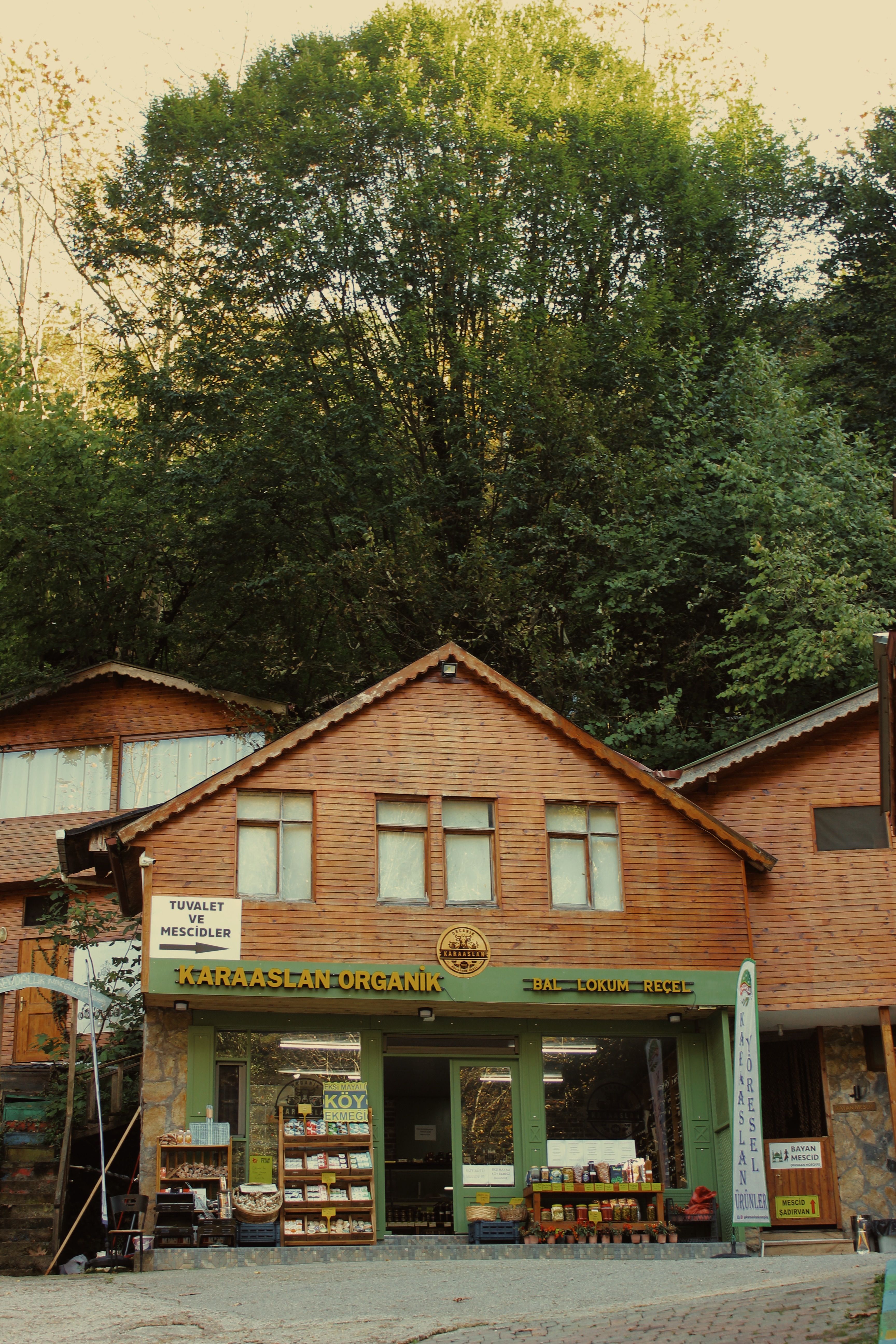 Tienda De Productos Orgánicos En Un Entorno Rural Boscoso · Foto de ...