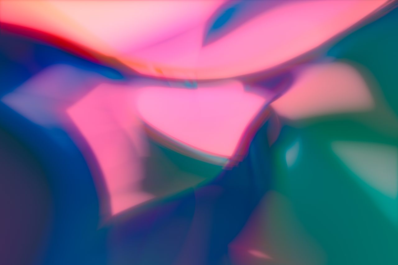 vibrant abstract image with smooth pastel color transitions and blurre