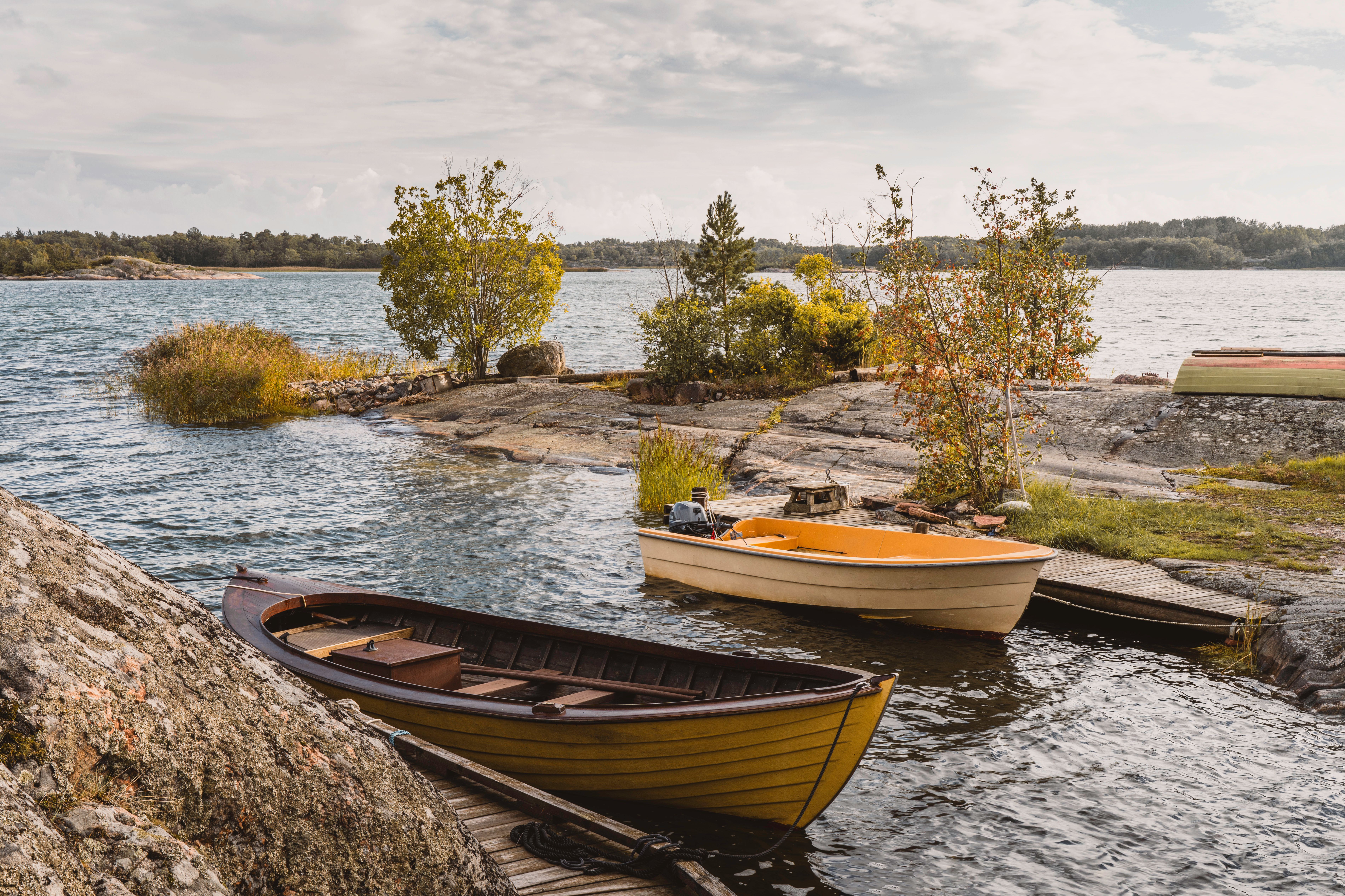Gratis Vista Panoramica Delle Barche Nell'arcipelago Di Turku Foto a disposizione