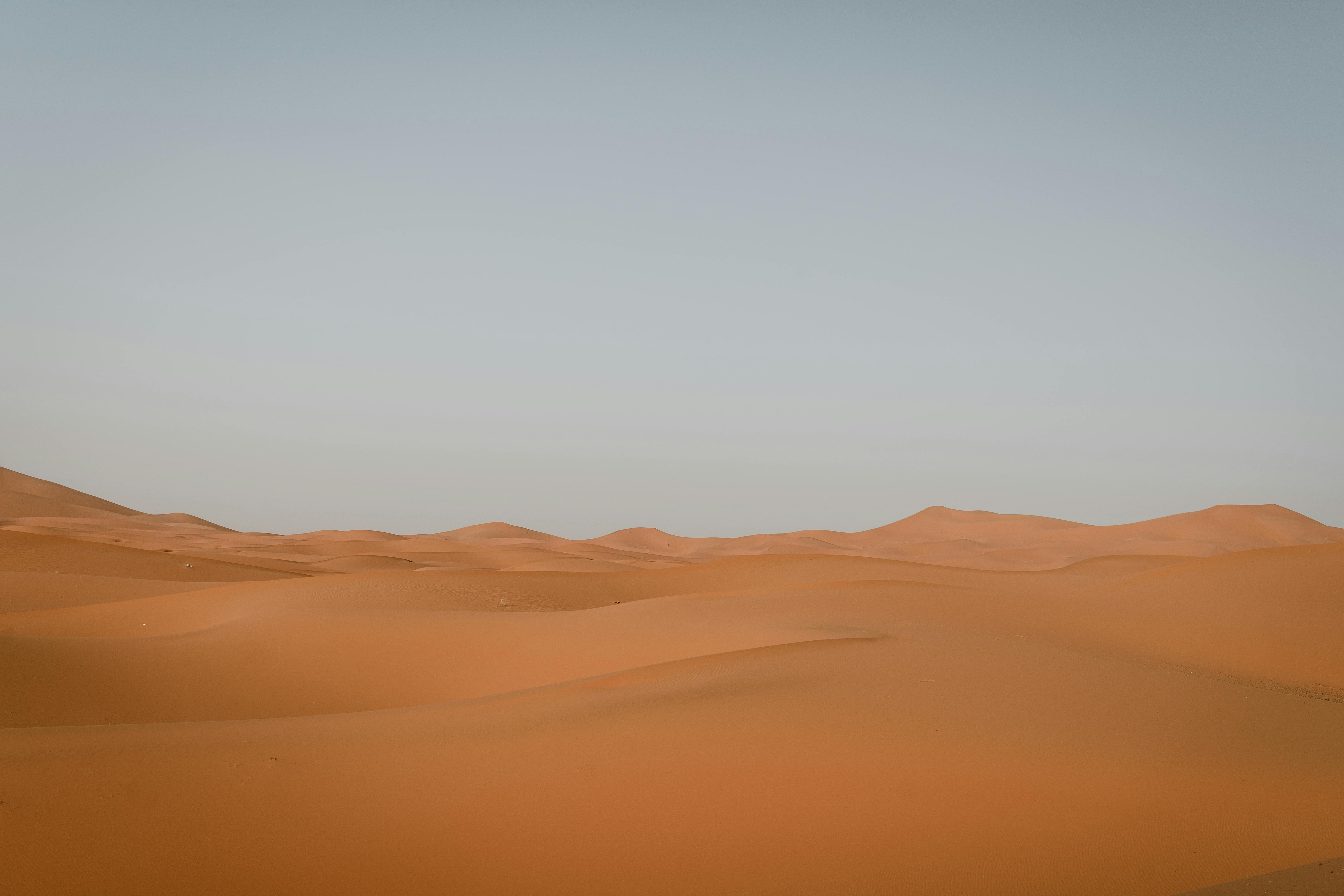 Kostenlos Riesige Sahara Wüstenlandschaft In Merzouga Stock-Foto