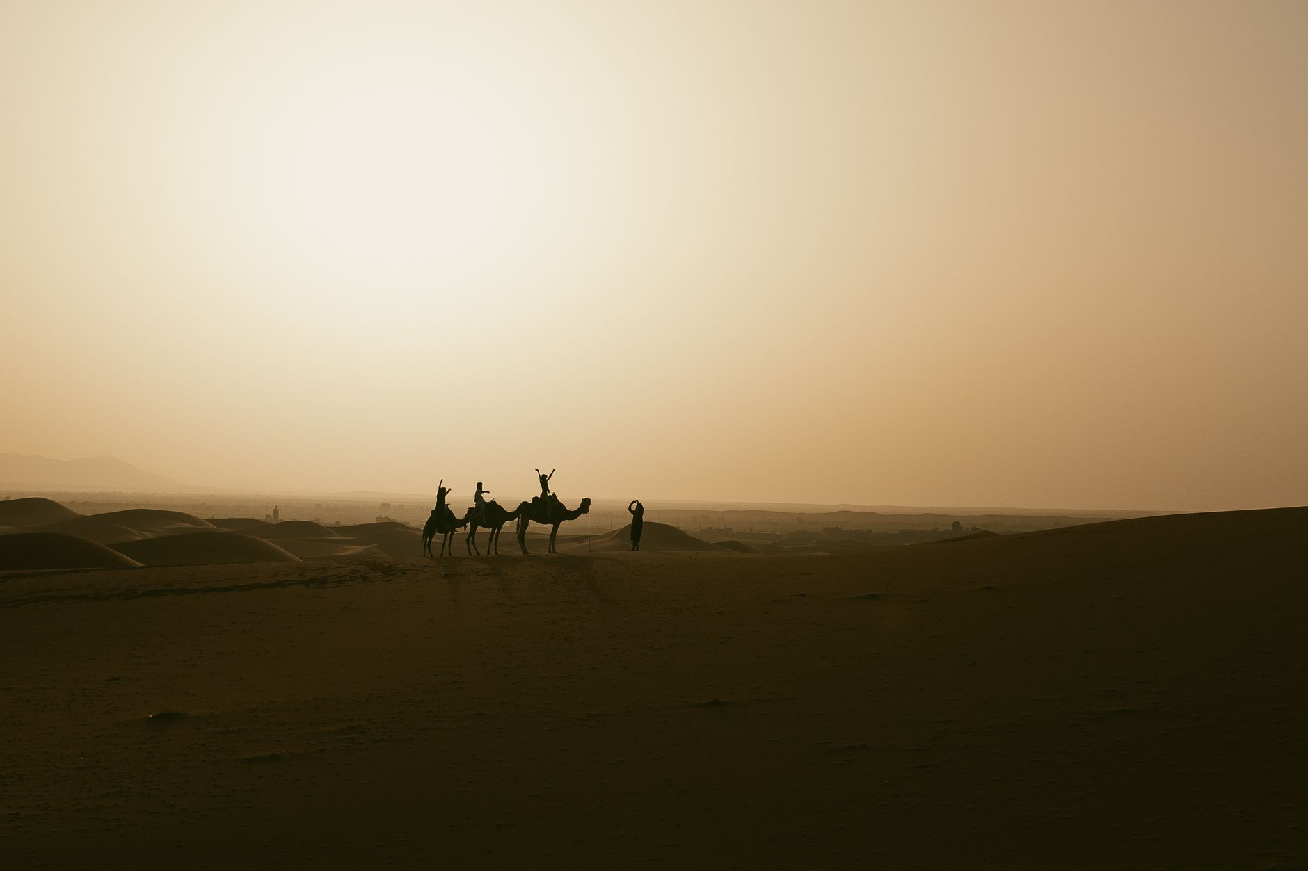 Erg Chebbi dunes — the highest crest