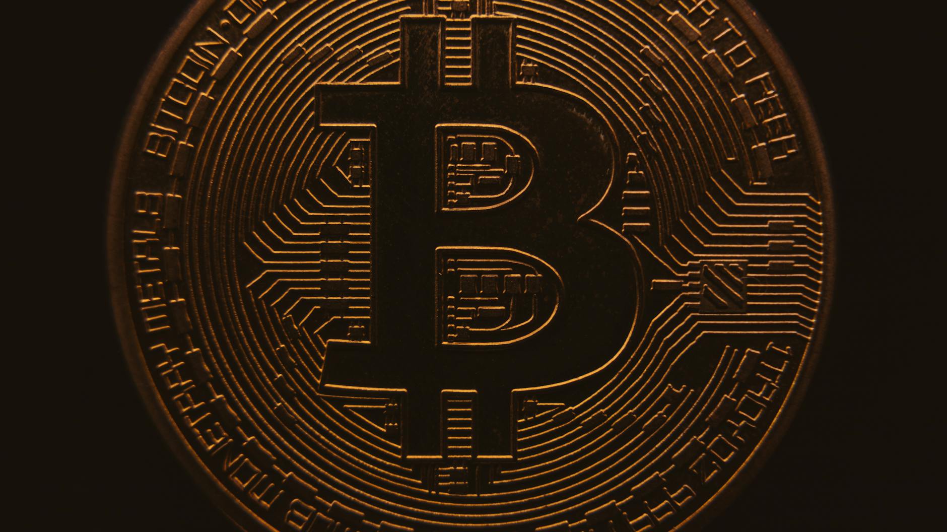 Free stock photo of bitcoin, digital, gold