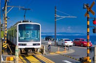 Scenic Kamakura City Tram by the Coastline