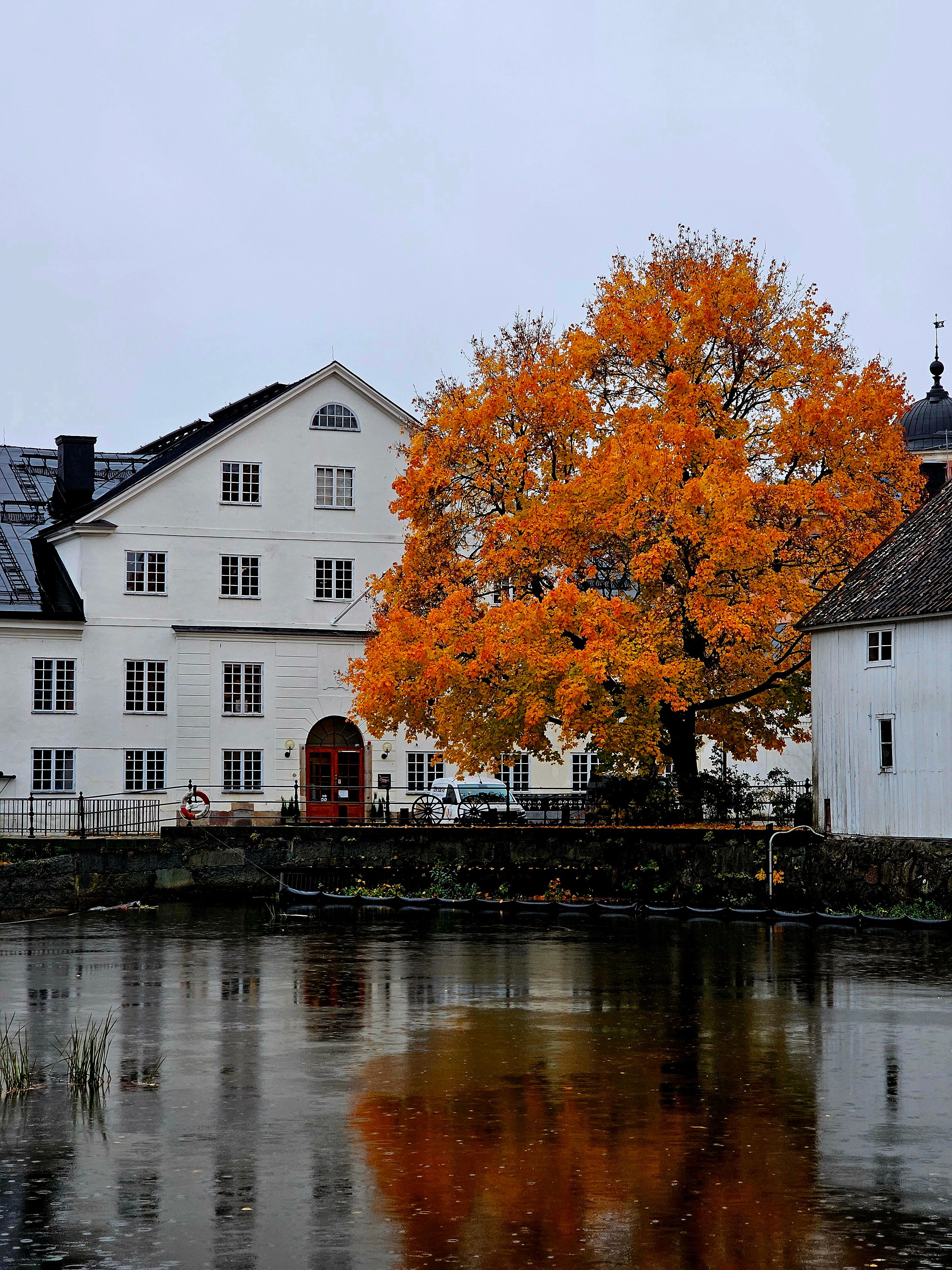 Autumn view in Uppsala, Sweden