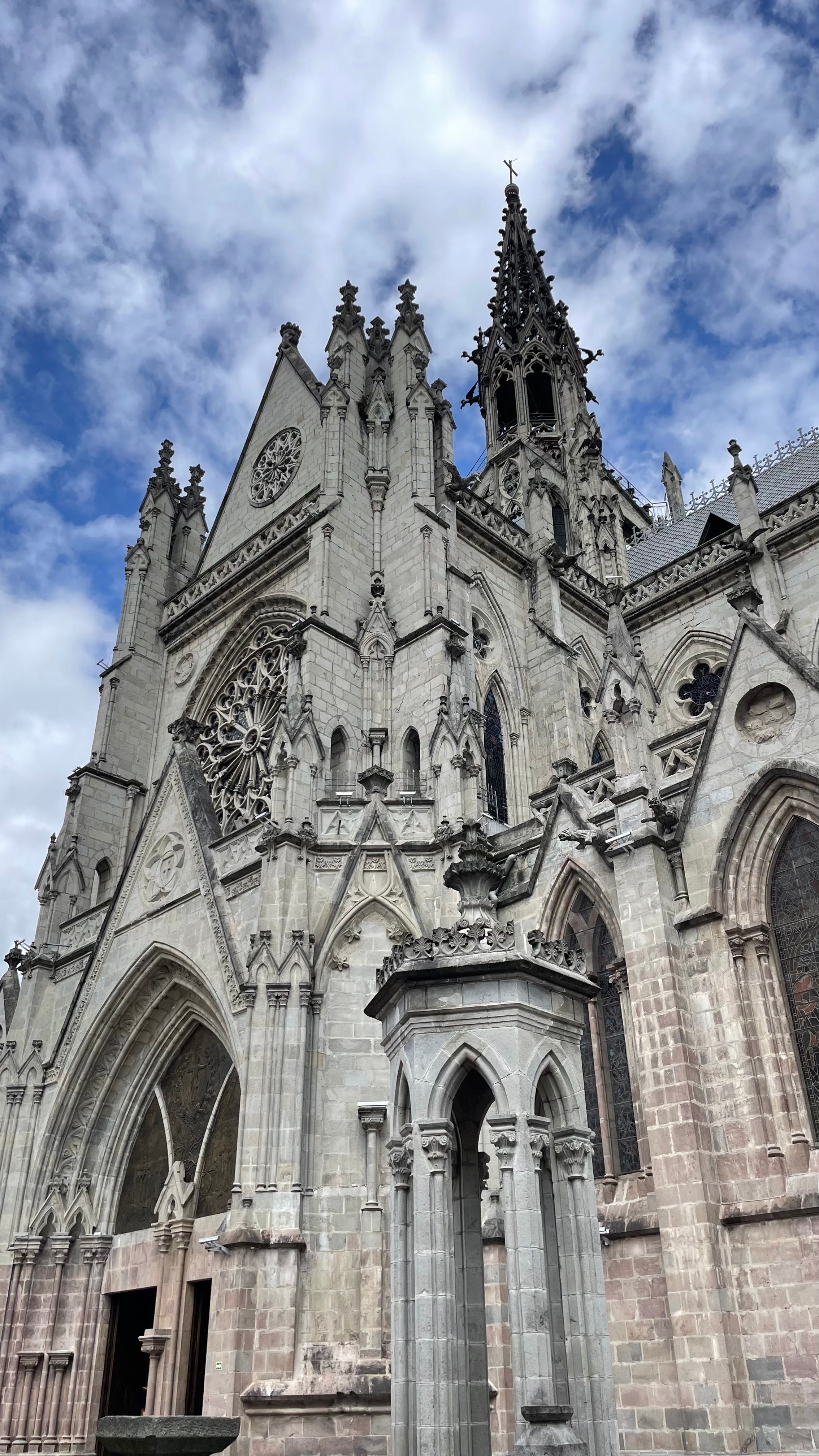 Stunning Gothic Cathedral Exterior with Blue Sky · Free Stock Photo