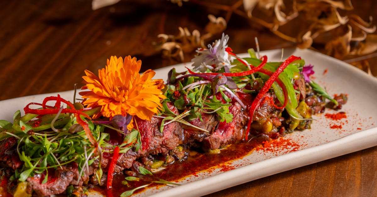 5 técnicas de presentación de platos como un chef