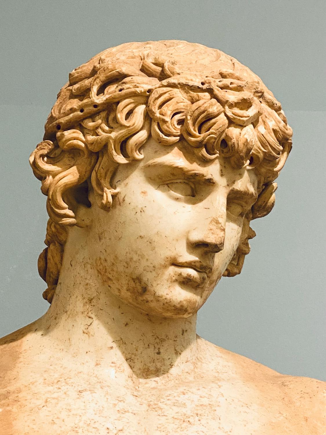 Ancient Greek Marble Sculpture Close-Up · Free Stock Photo