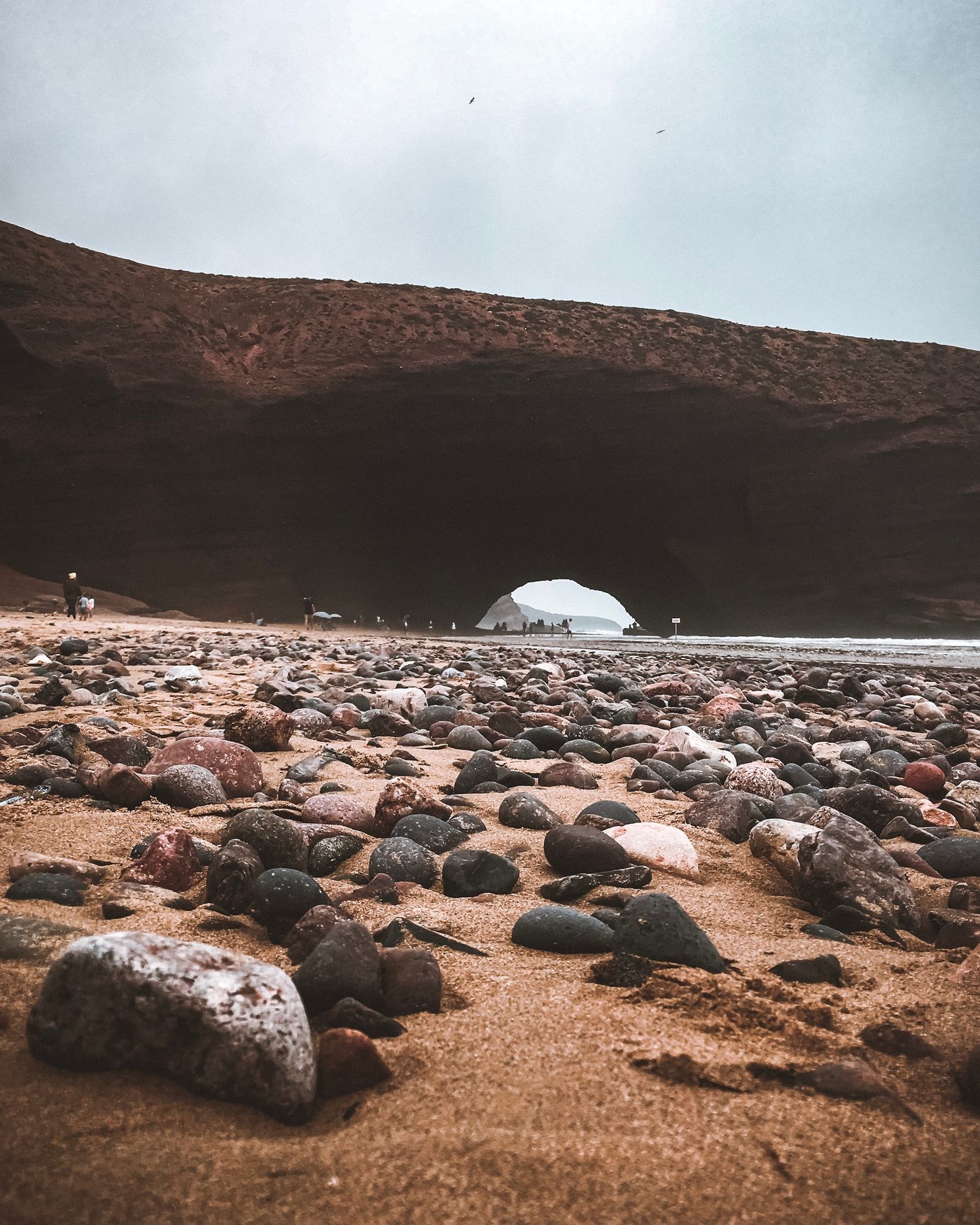 Legzira Beach & Red Cliffs Journey — real photograph of Atlantic, Morocco