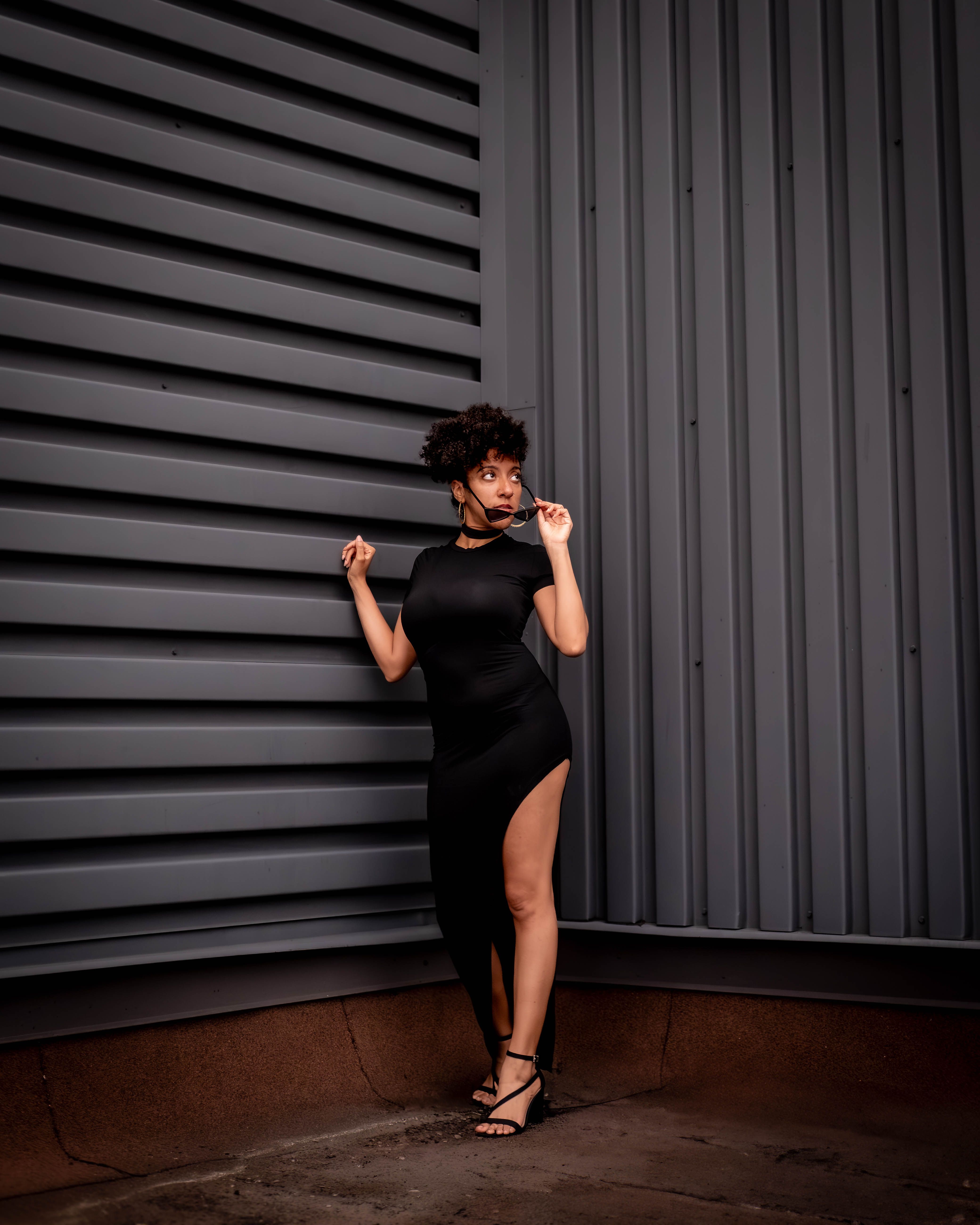 Vestido Midi Canelado