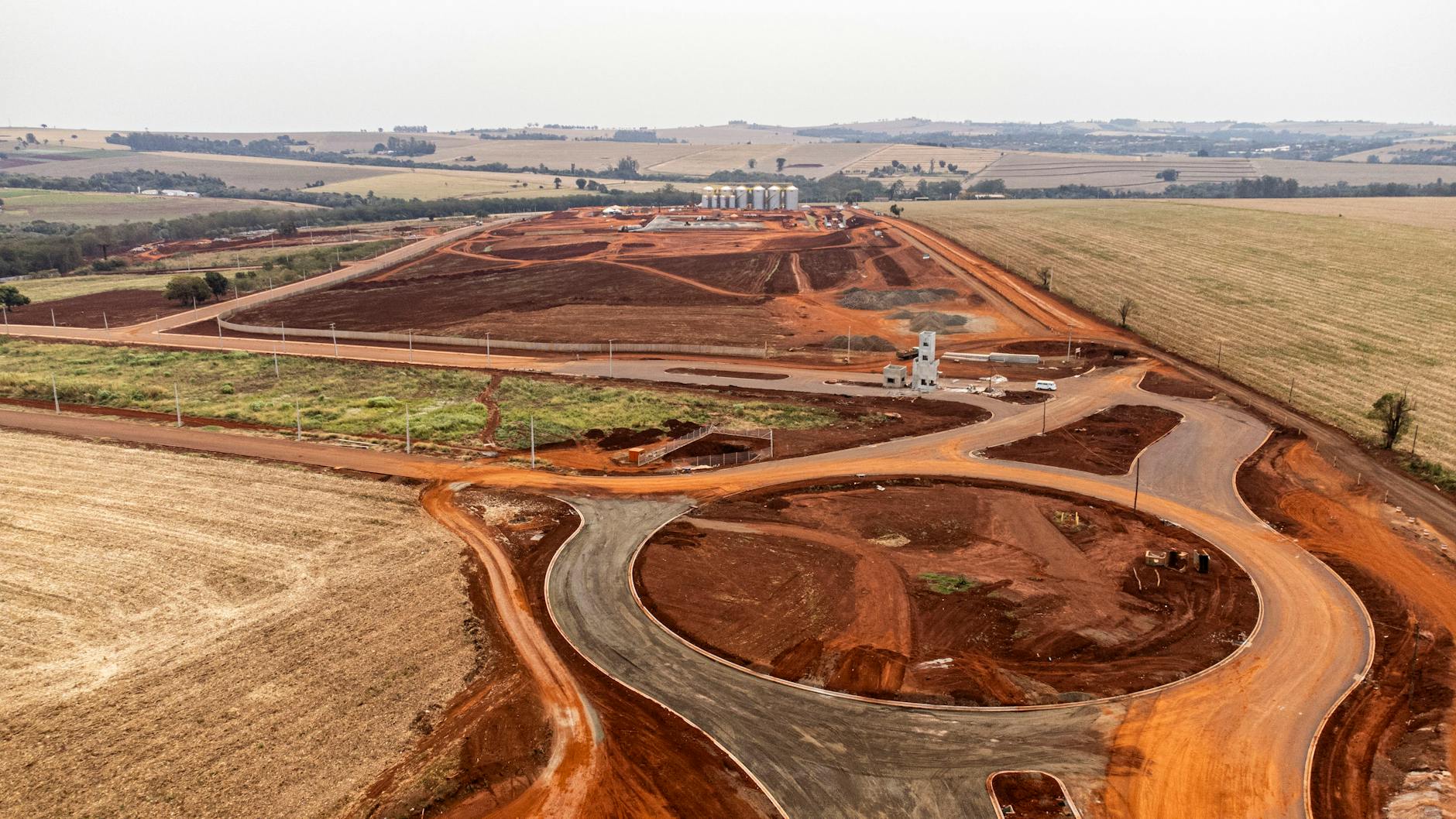 Understanding the Role of the Brazilian Consulate General in Global Diplomacy Aerial view of construction work in Londrina, Brazil, showcasing vast land development.