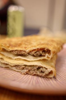 With Meat Crepe