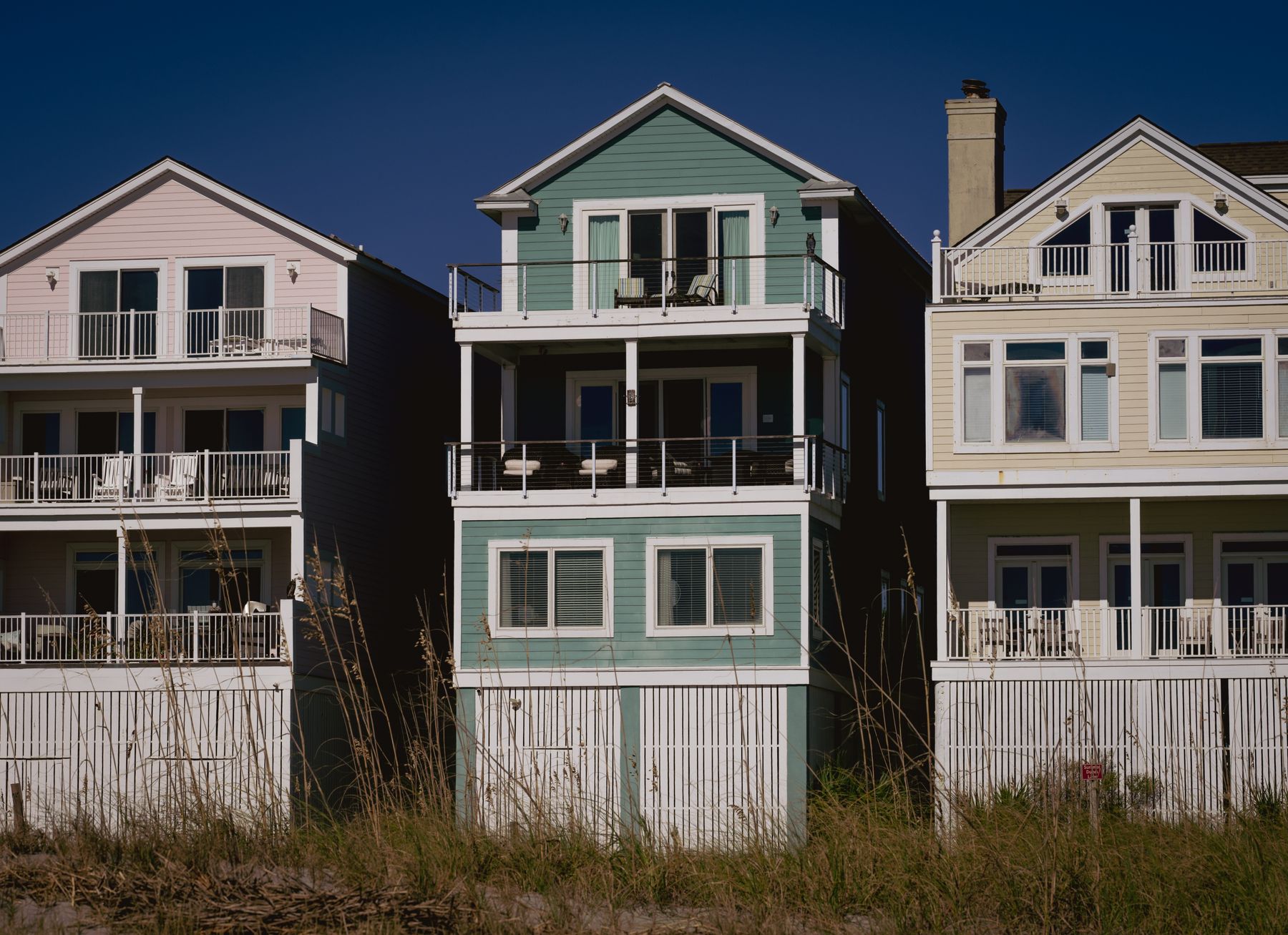 Coastal homes in Emerald Isle, North Carolina