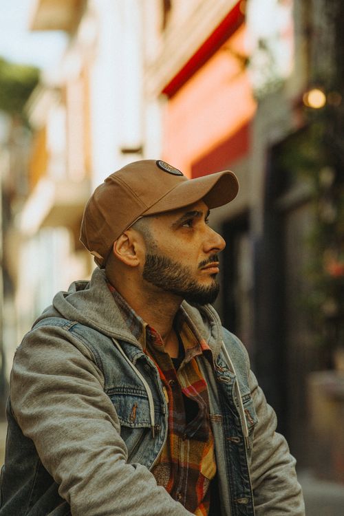 Casual Urban Portrait of Bearded Man · Free Stock Photo