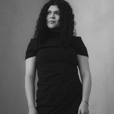 Black Short-Sleeve Midi Dress