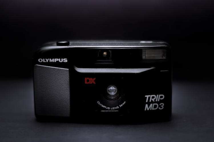 Black Olympus Trip MD3 Camera