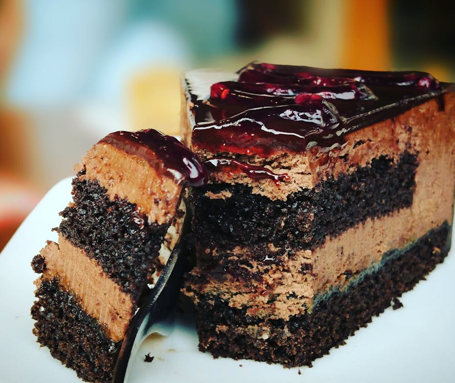 Fotobanka s bezplatnými fotkami na tému chutný, čokoláda, čokoládová torta