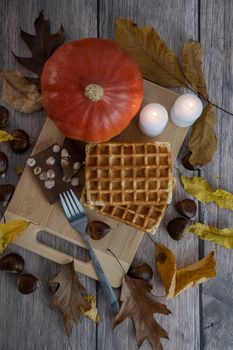 Kellogg's Eggo Waffles Thick & Fluffy Pumpkin 69.8oz